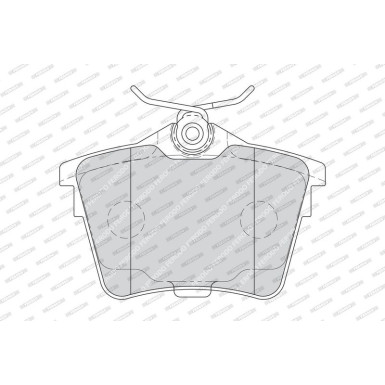 FDB1727 Bremsbelagsatz, Scheibenbremse PREMIER ECO FRICTION