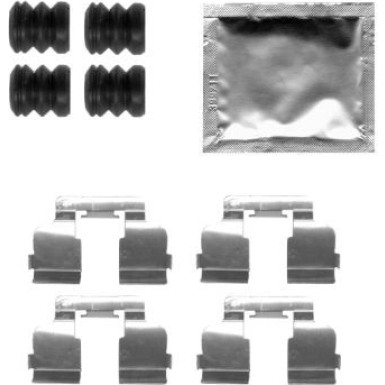 8DZ 355 205-291 Zubehörsatz, Scheibenbremsbelag