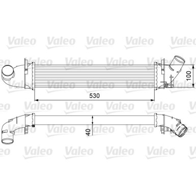 Valeo | Ladeluftkühler | 818544