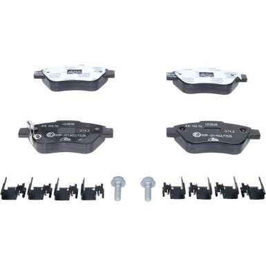 ATE | Bremsensatz, Scheibenbremse | 24.0122-0231.1 + 13.0470-3839.2