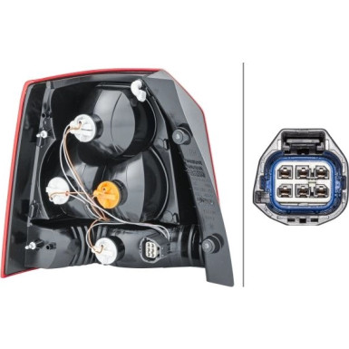 Hella | Heckleuchte | 2VA 354 666-021