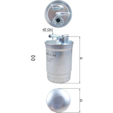 KL 554D Kraftstofffilter