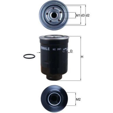 KC 261D Kraftstofffilter KC 261D Kraftstofffilter