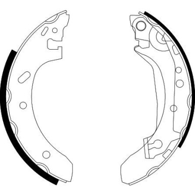 8DB 355 002-211 Bremsbackensatz