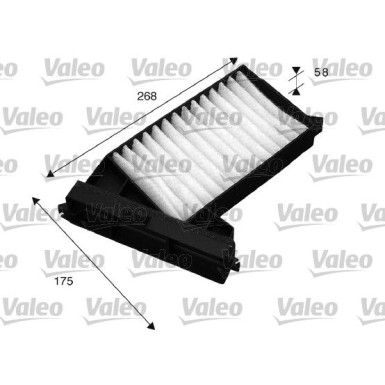 715528 Filter, Innenraumluft VALEO ESSENTIAL