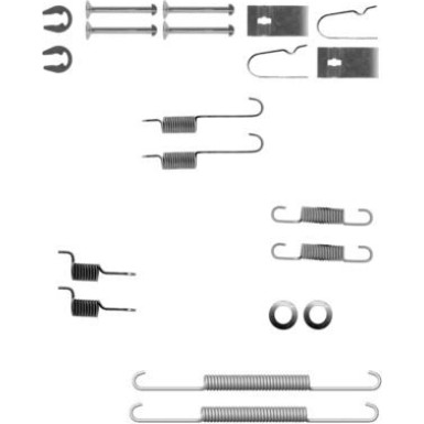 8DZ 355 200-801 Zubehörsatz, Bremsbacken