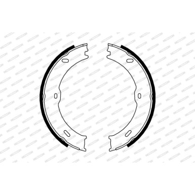 Ferodo | Bremsbackensatz, Feststellbremse | FSB4001 Ferodo | Bremsbackensatz, Feststellbremse | FSB4001