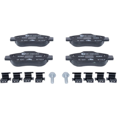 13.0460-3809.2 Bremsbelagsatz, Scheibenbremse