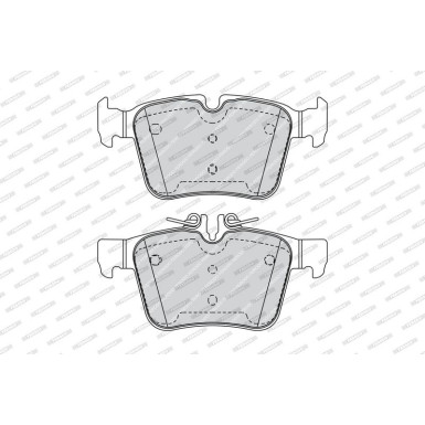 Ferodo | Bremsbelagsatz, Scheibenbremse | FDB4487