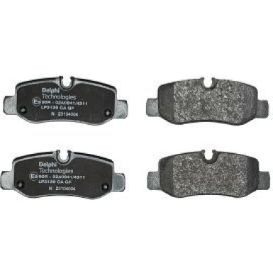 Delphi Bremsbelagsatz, Scheibenbremse LP3139