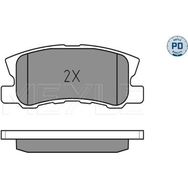 Meyle Bremsbelagsatz, Scheibenbremse MEYLE-PD: Advanced performance and design 025 235 8216/PD