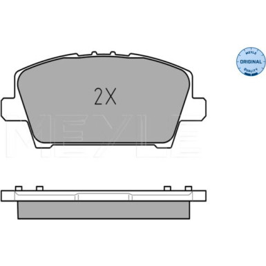 Meyle Bremsbelagsatz, Scheibenbremse MEYLE-ORIGINAL: True to OE 025 240 8717/W