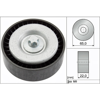 532 0667 10 Umlenk-/Führungsrolle, Keilrippenriemen