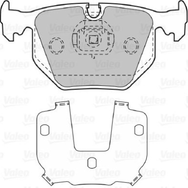 598580 Bremsbelagsatz, Scheibenbremse
