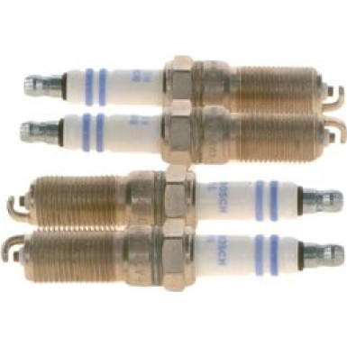 4x BOSCH Zündkerze 0 242 229 902 Nickel