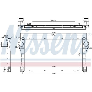 96408 Ladeluftkühler 96408 Ladeluftkühler