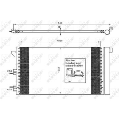 35921 Kondensator, Klimaanlage EASY FIT