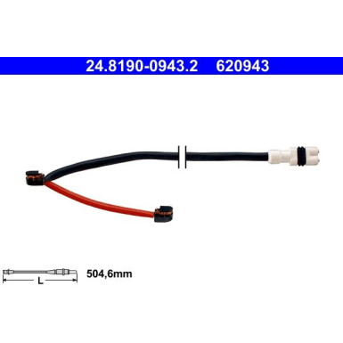 24.8190-0943.2 Warnkontakt, Bremsbelagverschleiß