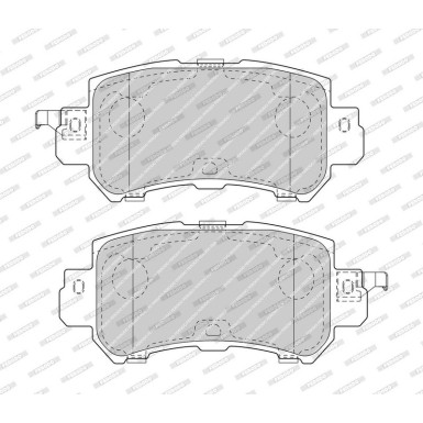 Ferodo Bremsbelagsatz, Scheibenbremse PREMIER ECO FRICTION FDB4892