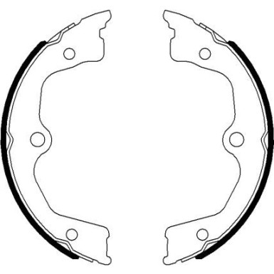 91077700 Bremsbackensatz, Feststellbremse