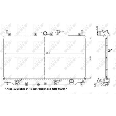 NRF | Kühler, Motorkühlung | 517722