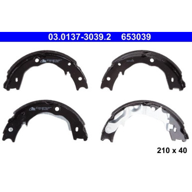 03.0137-3039.2 Bremsbackensatz, Feststellbremse