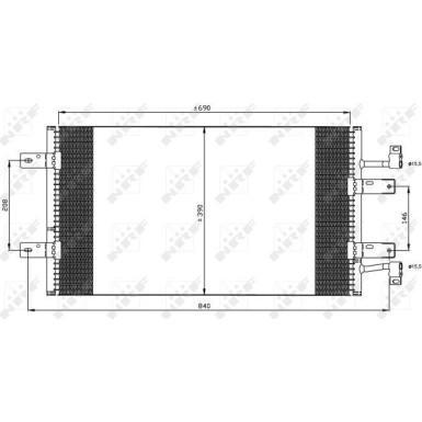 35900 Kondensator, Klimaanlage EASY FIT