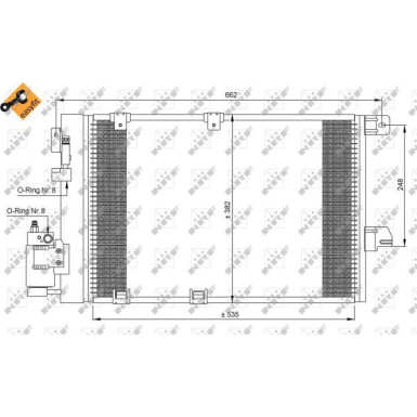 35301 Kondensator, Klimaanlage EASY FIT