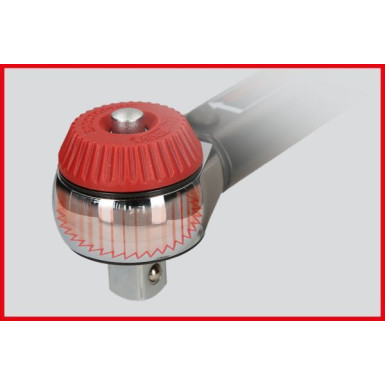 Drehmomentschlüssel-Satz | KS TOOLS 1/2" Ratschen Drehmomentschlüssel Drehknopf 40-200 Nm | 516.1442