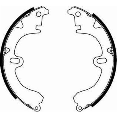 GS8181 Bremsbackensatz