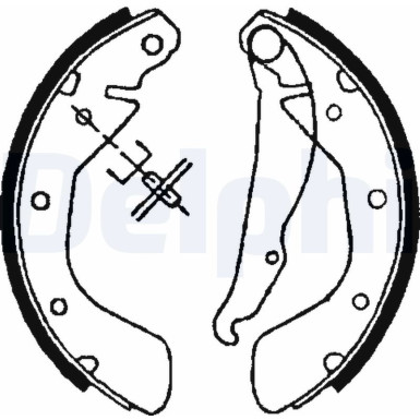 LS1621 Bremsbackensatz