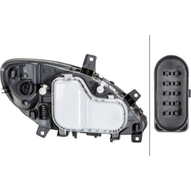 Hella 2 x HELLA Hauptscheinwerfer 1EG 246 041-011