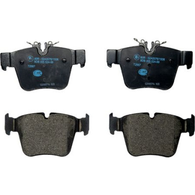 Hella Pagid | Bremsbelagsatz, Scheibenbremse | 8DB 355 024-991 Hella Pagid | Bremsbelagsatz, Scheibenbremse | 8DB 355 024-991