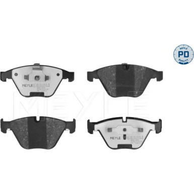 025 233 4720/PD Bremsbelagsatz, Scheibenbremse MEYLE-PD: Advanced performance and design.