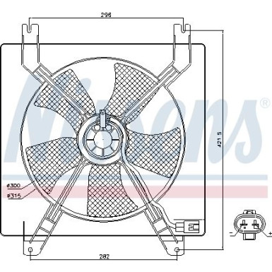 85355 Lüfter, Motorkühlung