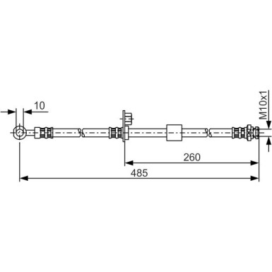 1 987 481 054 Bremsschlauch 1 987 481 054 Bremsschlauch