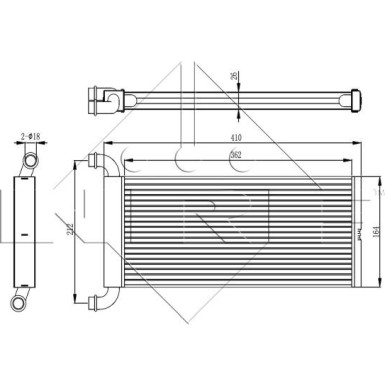 54326 Wärmetauscher, Innenraumheizung EASY FIT 54326 Wärmetauscher, Innenraumheizung EASY FIT
