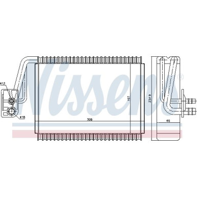 Nissens | Verdampfer, Klimaanlage | 92174