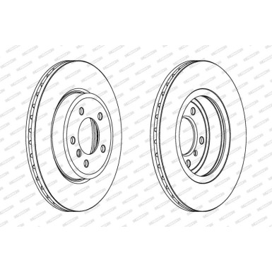Ferodo | Bremsscheibe | DDF1174C-1