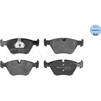 025 231 8320 Bremsbelagsatz, Scheibenbremse MEYLE-ORIGINAL: True to OE.