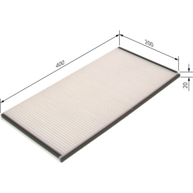 BOSCH 1 987 431 212 Innenraumfilter