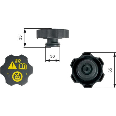 RC249 Verschlussdeckel, Kühlmittelbehälter