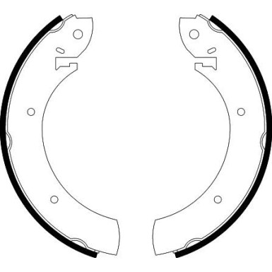 8DB 355 001-391 Bremsbackensatz