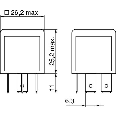 BOSCH Relais, Arbeitsstrom 0 986 332 022 BOSCH Relais, Arbeitsstrom 0 986 332 022