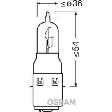 Osram | Glühlampe, Fernscheinwerfer | Original S2 12V Faltschachtel | 64327
