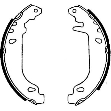 8DB 355 001-351 Bremsbackensatz