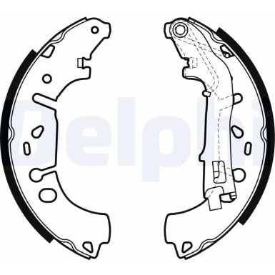LS1981 Bremsbackensatz