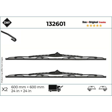 SWF Wischblatt Scheibenwischer DAS ORIGINAL TRUCKS 132601