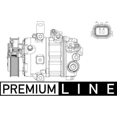 Mahle | Kompressor, Klimaanlage | ACP 634 000P