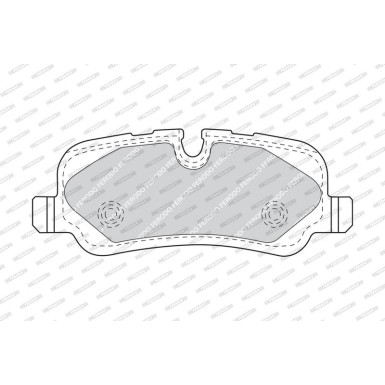 FDB4432 Bremsbelagsatz, Scheibenbremse PREMIER